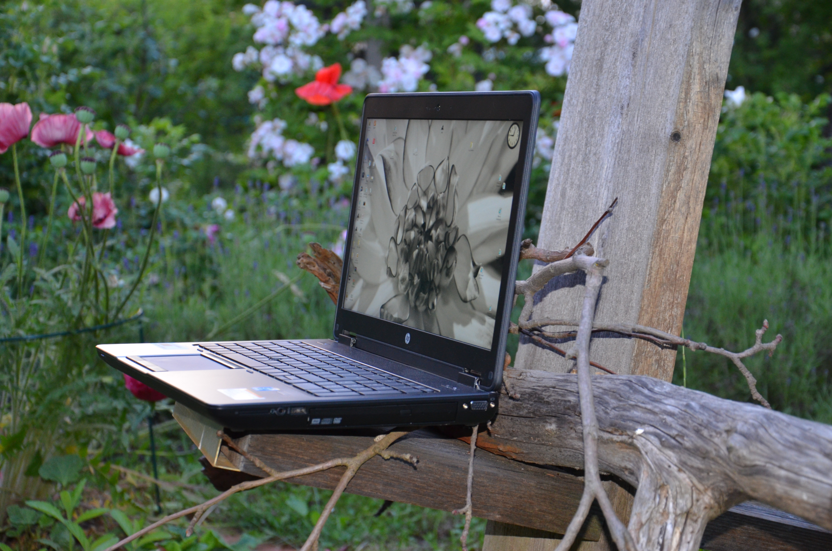 Kreativ-Arbeitsplatz im Garten Kreativ-Arbeitsplatz im Garten